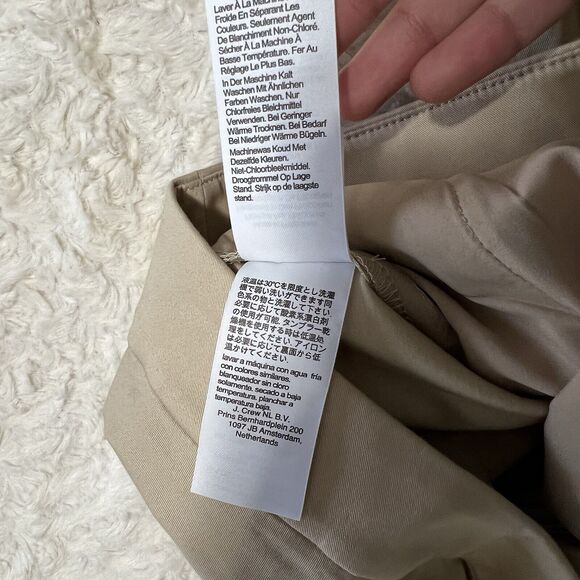 J. Crew Women's Tall Kate Straight-Leg Stretch Pant BP376 Beige Size 14T - Picture 13 of 16